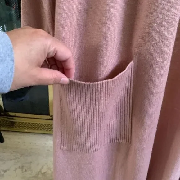 Torrid women’s plus long blush open cardigan size 2 - Picture 3 of 12